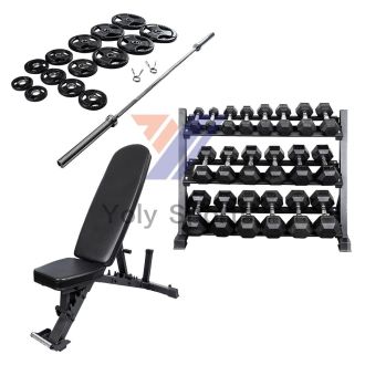home gym weight combo