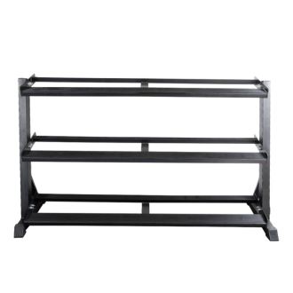 3 Tier Commercial Dumbbell Rack - 65 inch length (for 12 pair dumbbells)