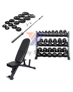 home gym weight combo