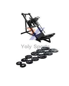  Yoly Sports Y-18 Leg Press/Hack Squat Machine+245Lb Rubber weight plates 