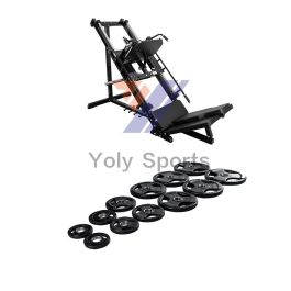 Yoly Sports Y-18 Leg Press/Hack Squat Machine+245Lb Rubber weight plates